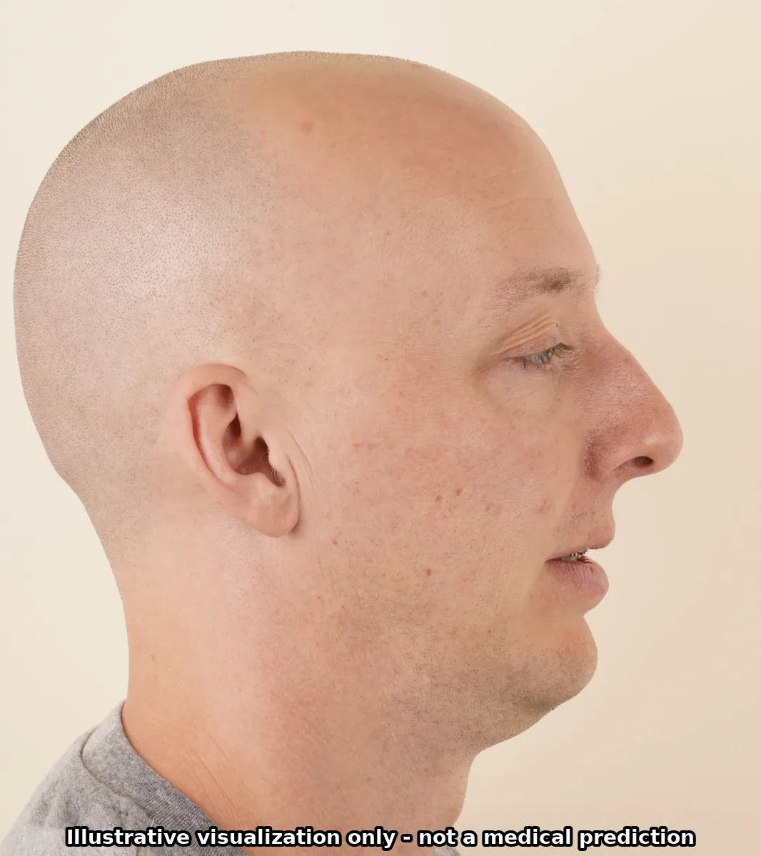 Animated morph between the before photograph and the illustrative plan, on a real case published with consent