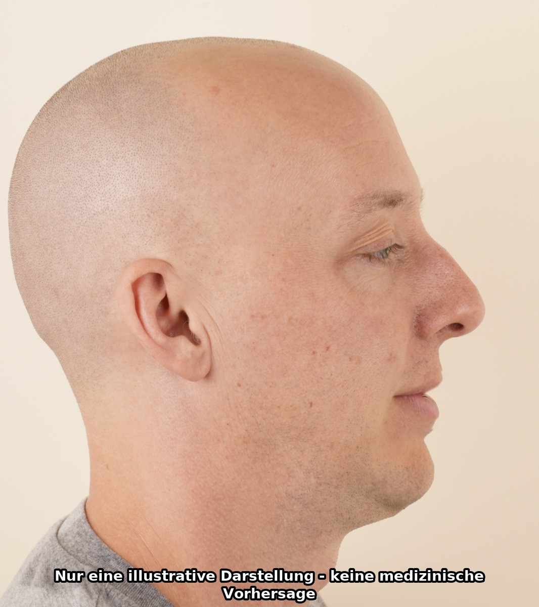 Illustratives Nachher-Bild mit eingebranntem Hinweis