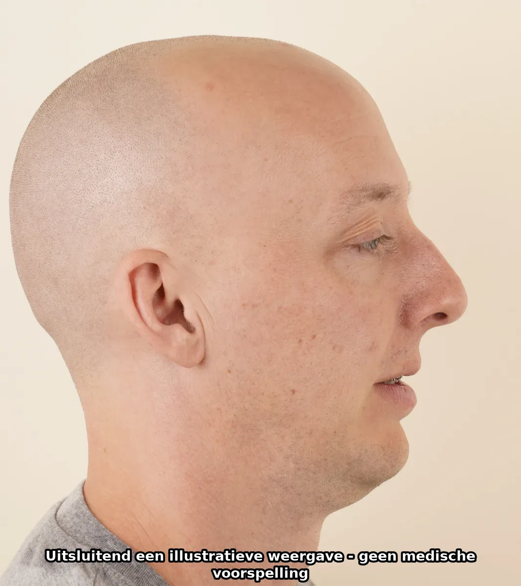 Geanimeerde overgang tussen de uitgangsfoto en de illustratieve planning bij een echte casus, gepubliceerd met toestemming